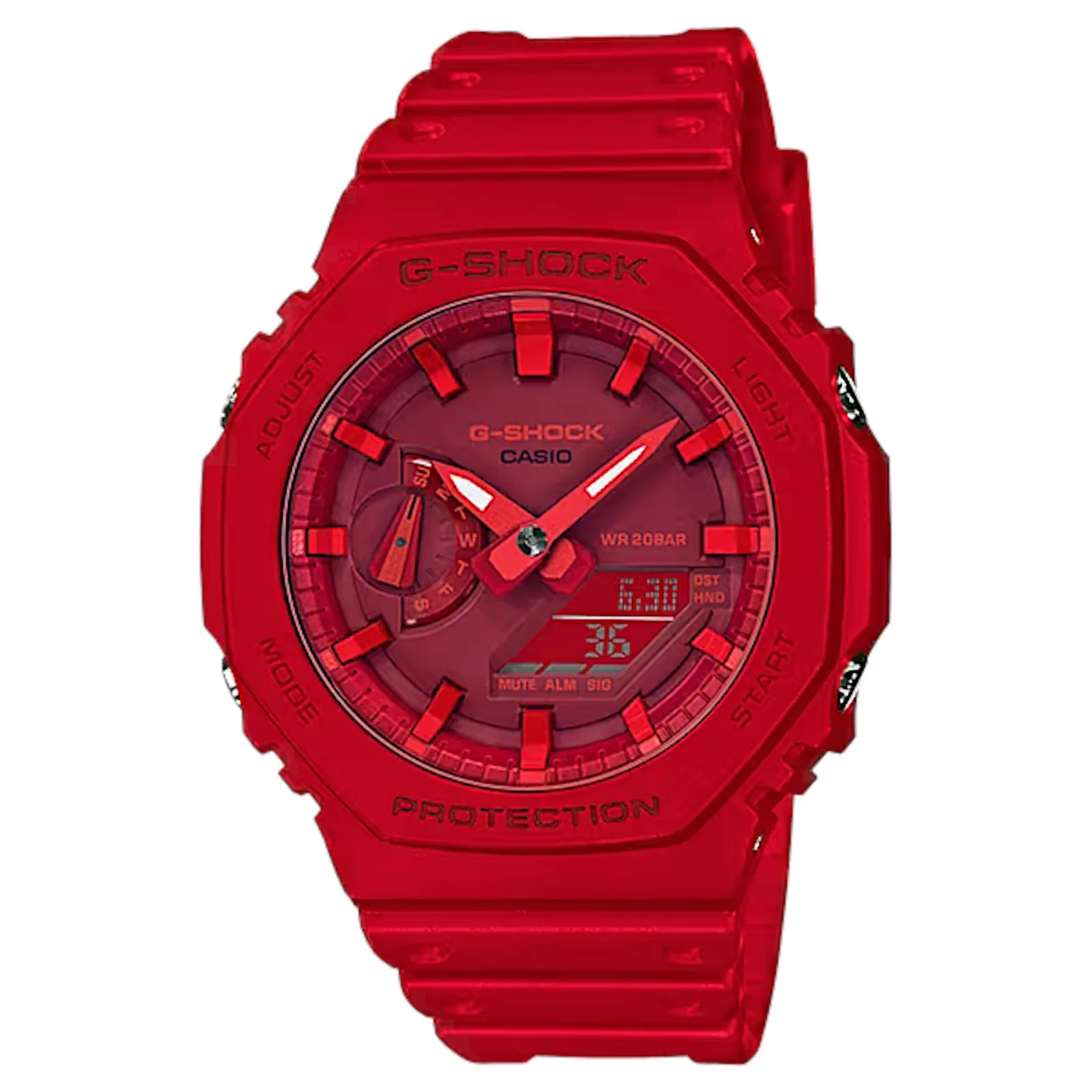orologio casiOak colore rosso