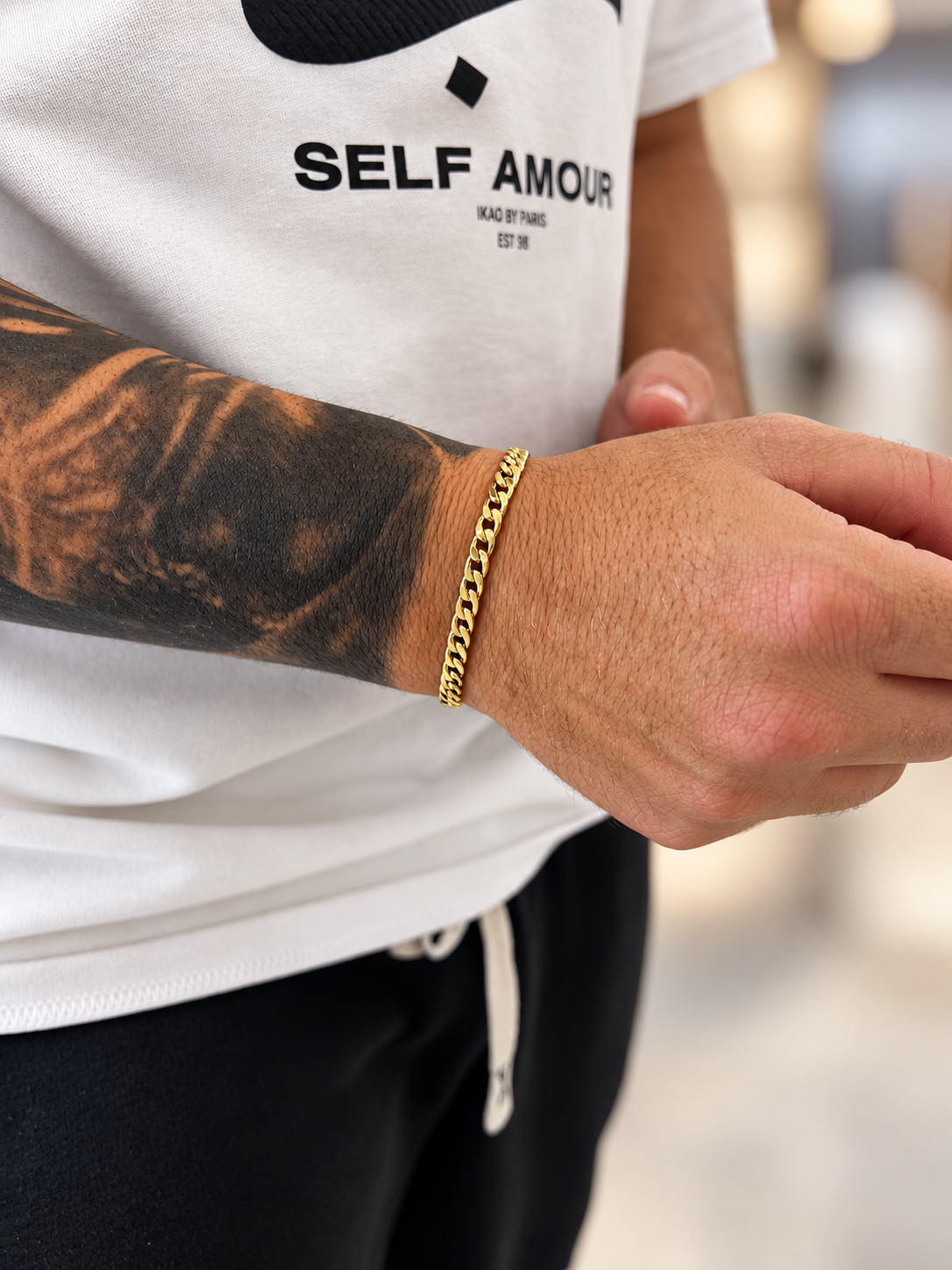 bracciale_grumetta_uomo_oro_bicolore_18kt_19cm_indossato
